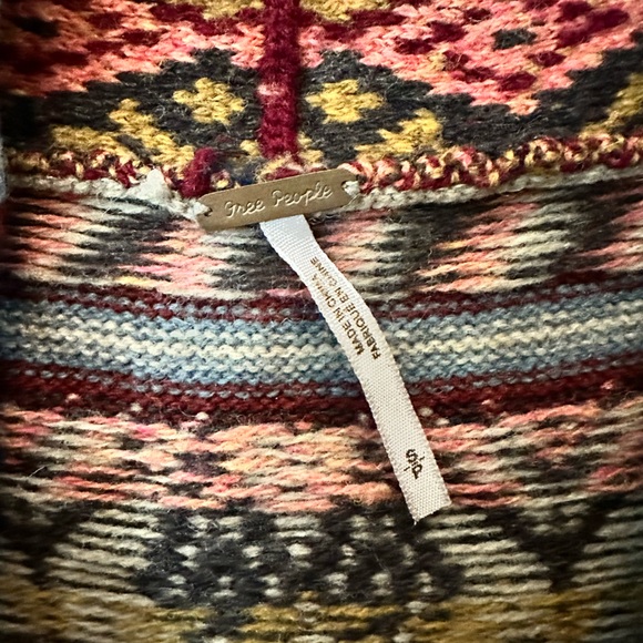 Free People wool cardigan sweater - Picture 4 of 6